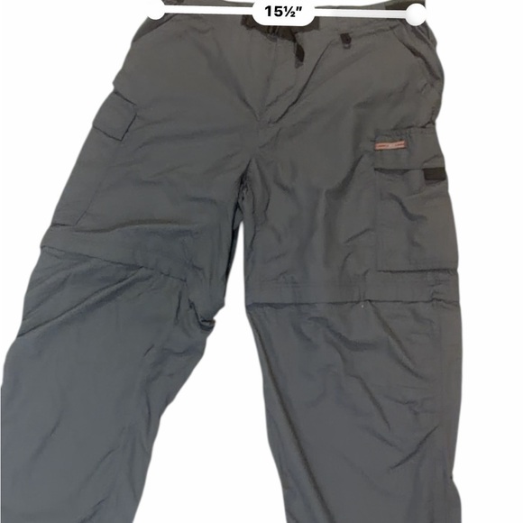 REI Women's Gray Rip Stop hiking Pants convertible UPF 50 - Picture 7 of 12